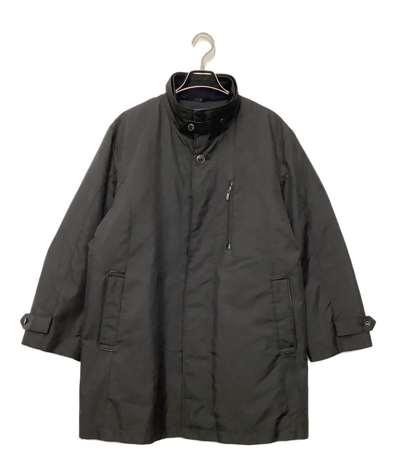 中古・古着通販】LANVIN (ライバン) ステンカラーコート ブラック サイズ:R46｜ブランド・古着通販 トレファク公式【TREFAC  FASHION】スマホサイト