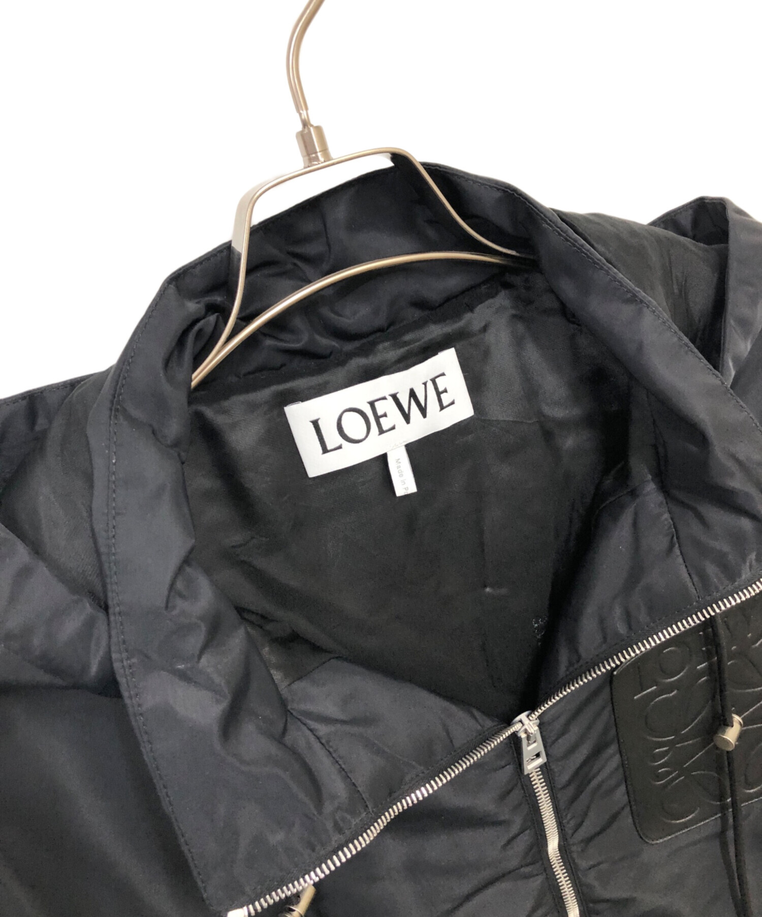 LOEWE (ロエベ) フーデッドパデッドジャケット サイズ:48