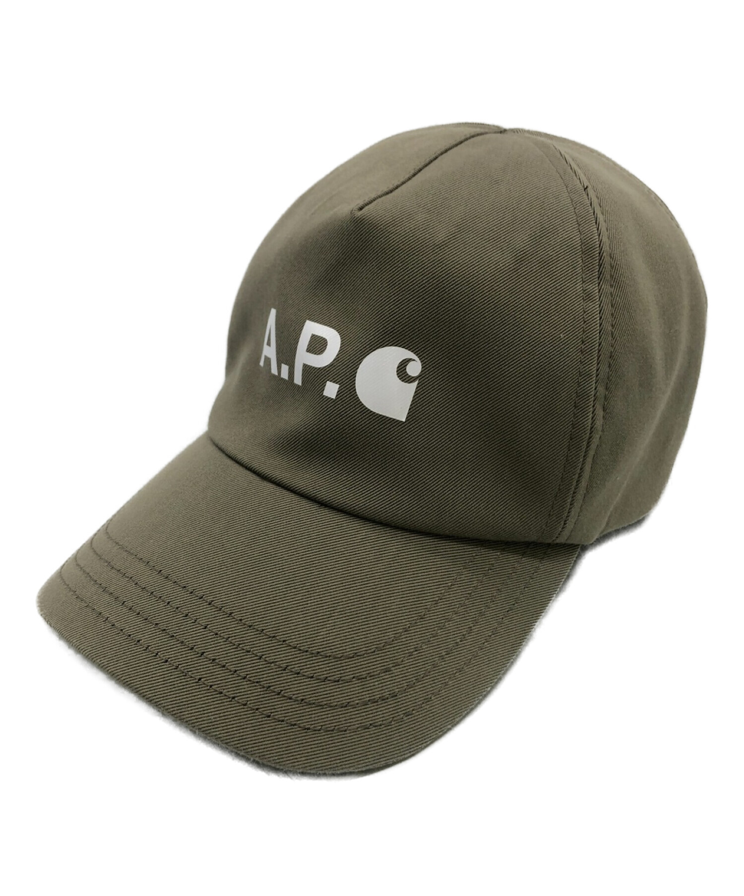 A.P.C. × CARHARTT WIP (アーペーセー×カーハートダブリューアイピー) キャップ オリーブ