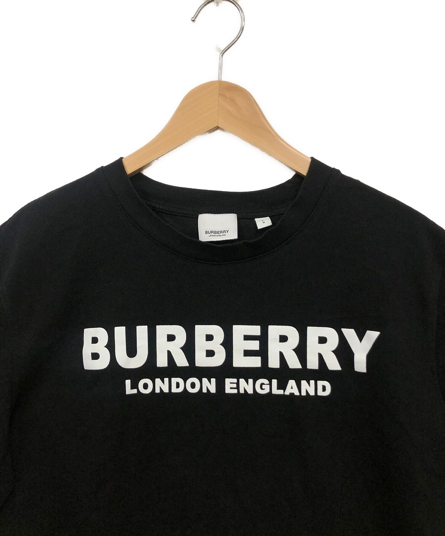 BURBERRY LONDON ENGLAND (バーバリー ロンドン イングランド) Tシャツ ブラック サイズ:L