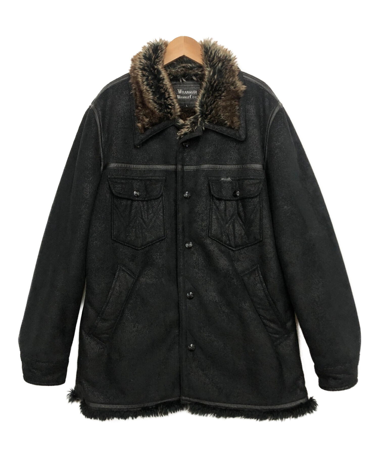 Wrangler (ラングラー) ボアランチジャケット ブラック サイズ:L