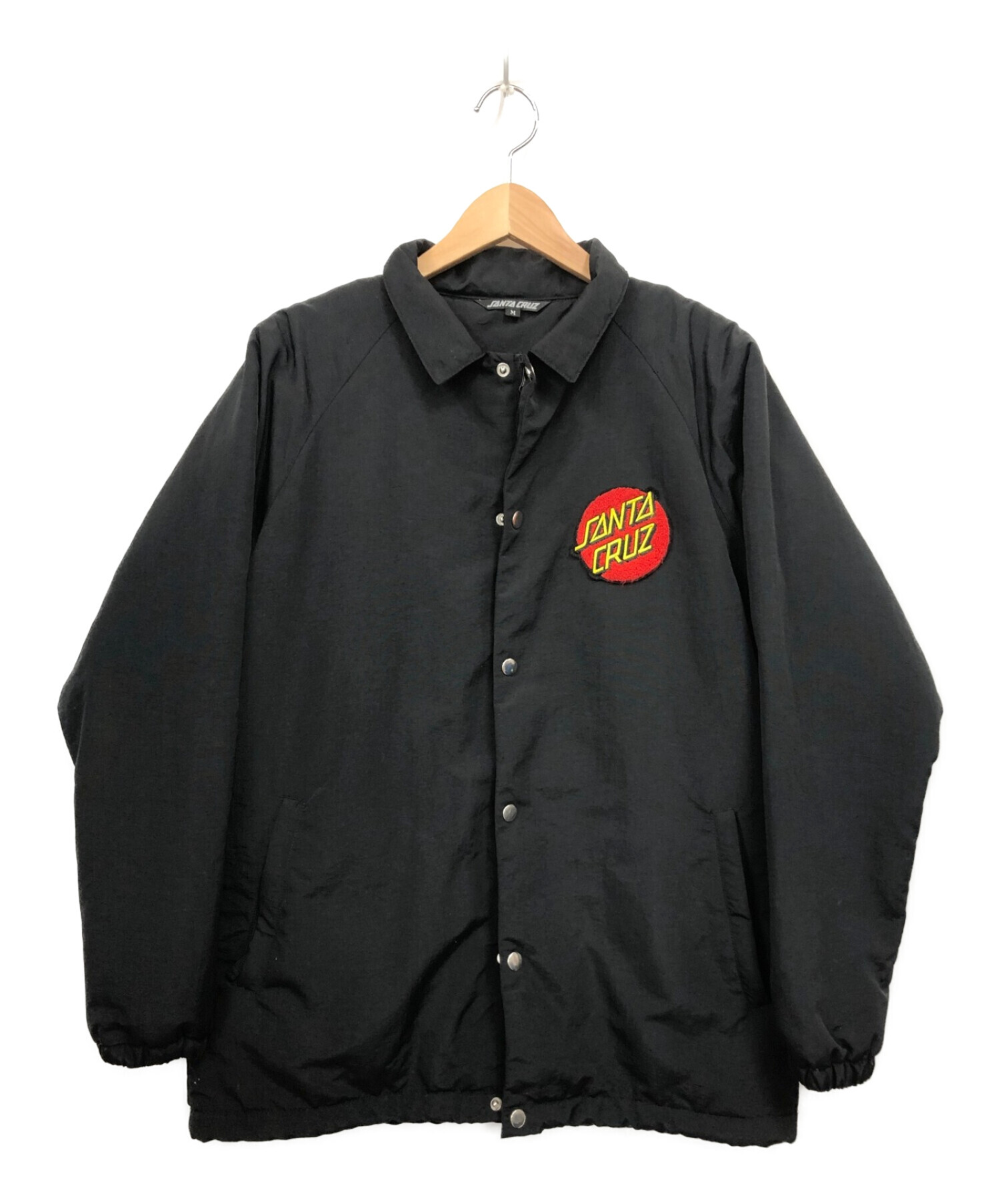 SANTA CRUZ (サンタクルーズ) ナイロンジャケット ブラック サイズ:M