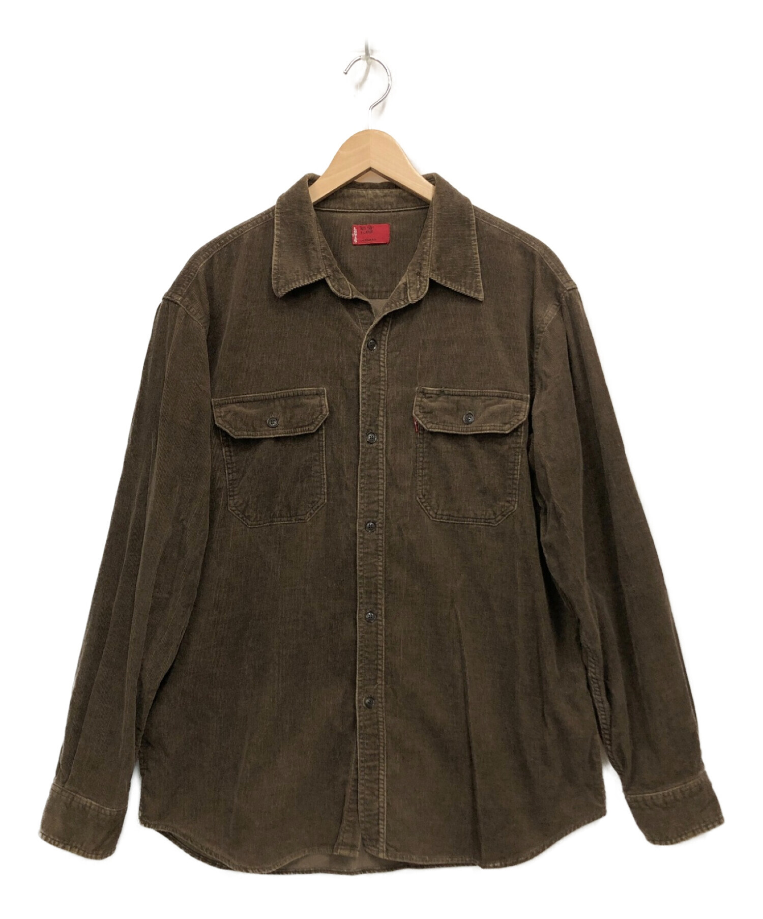 LEVI'S (リーバイス) コーデュロイシャツ ブラウン サイズ:XL