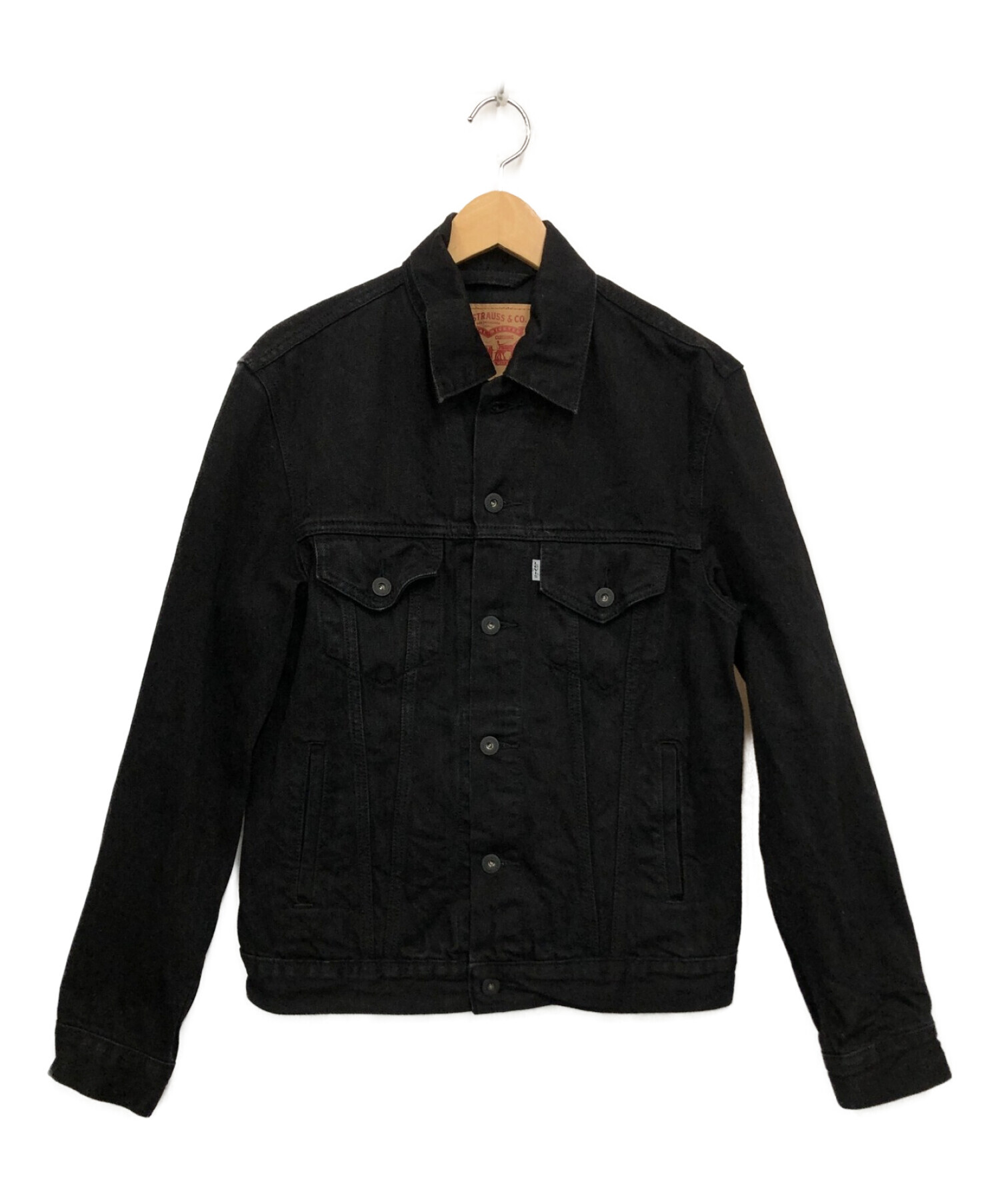 LEVI'S (リーバイス) デニムジャケット ブラック サイズ:S