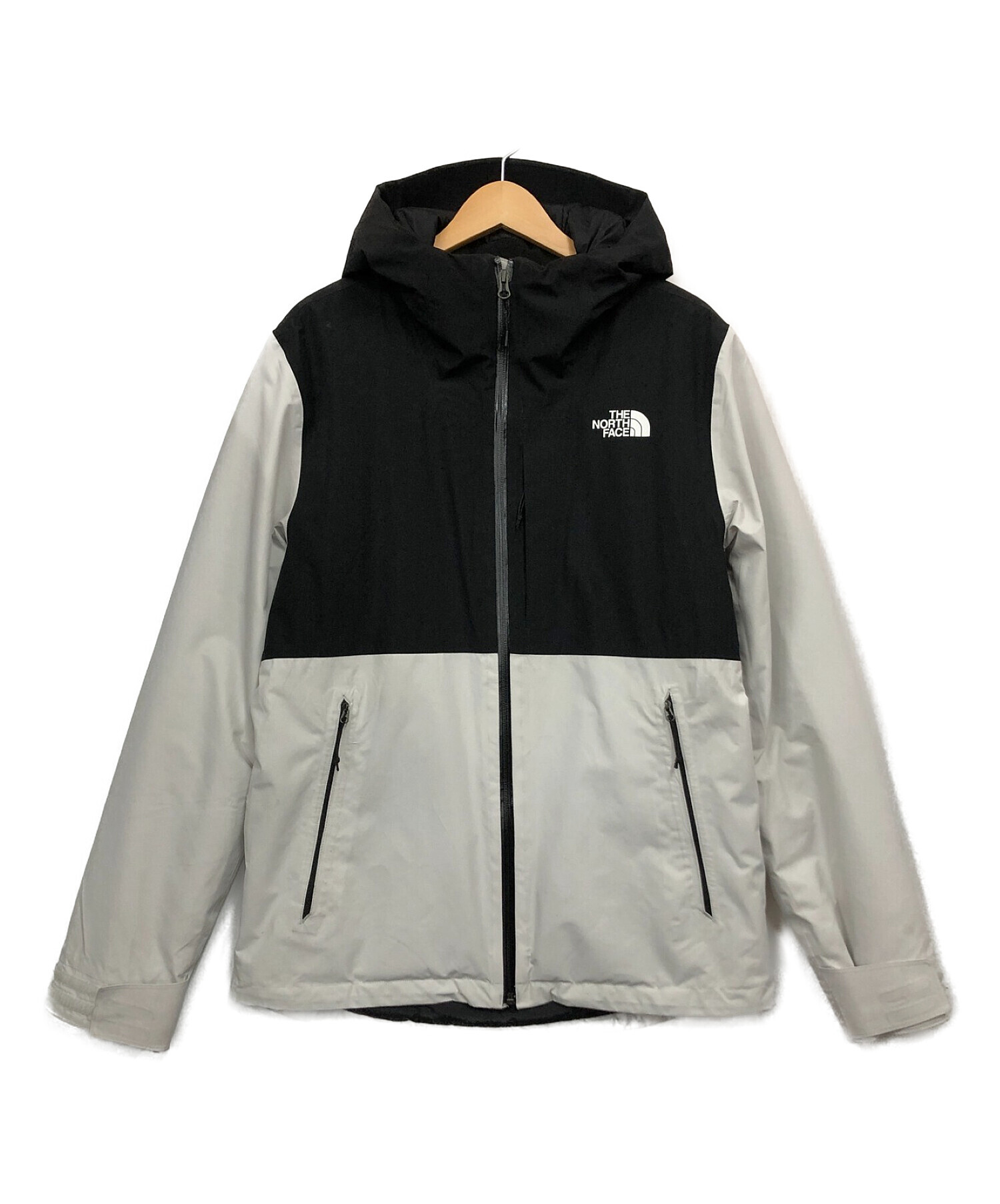 THE NORTH FACE (ザ ノース フェイス) 中綿ジャケット ブラック×ホワイト サイズ:M