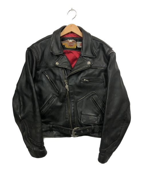 中古・古着通販】HARLEY-DAVIDSON (ハーレーダビッドソン) レザーライダースジャケット ブラック サイズ:S｜ブランド・古着通販  トレファク公式【TREFAC FASHION】スマホサイト