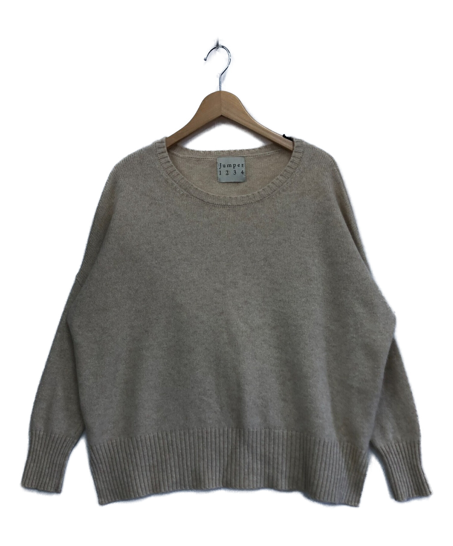 Jumper 1234 ジャンパー1234 カシミヤ100% ニット セーター size3