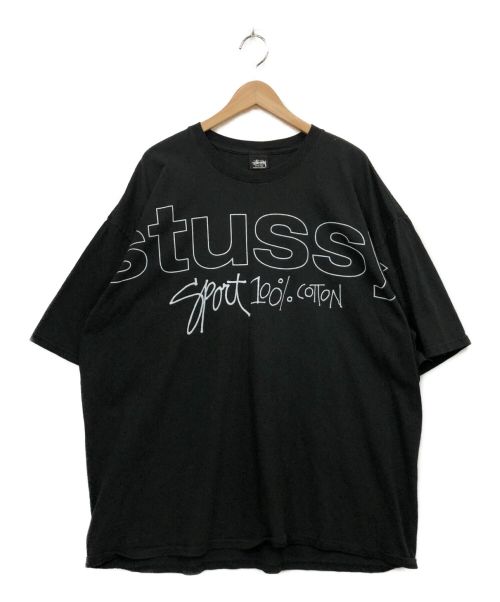 中古・古着通販】stussy (ステューシー) 半袖Tシャツ ブラック サイズ
