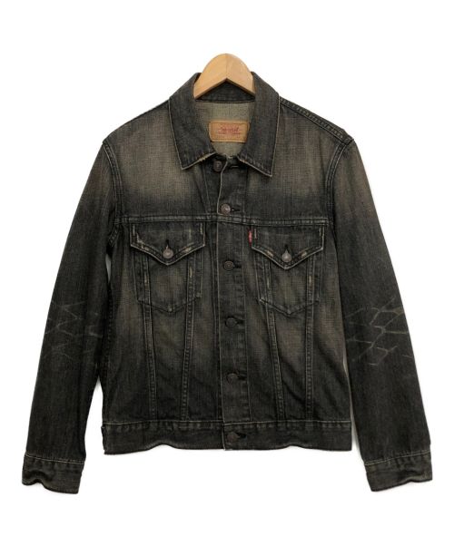 中古・古着通販】LEVI'S (リーバイス) デニムジャケット ブラック