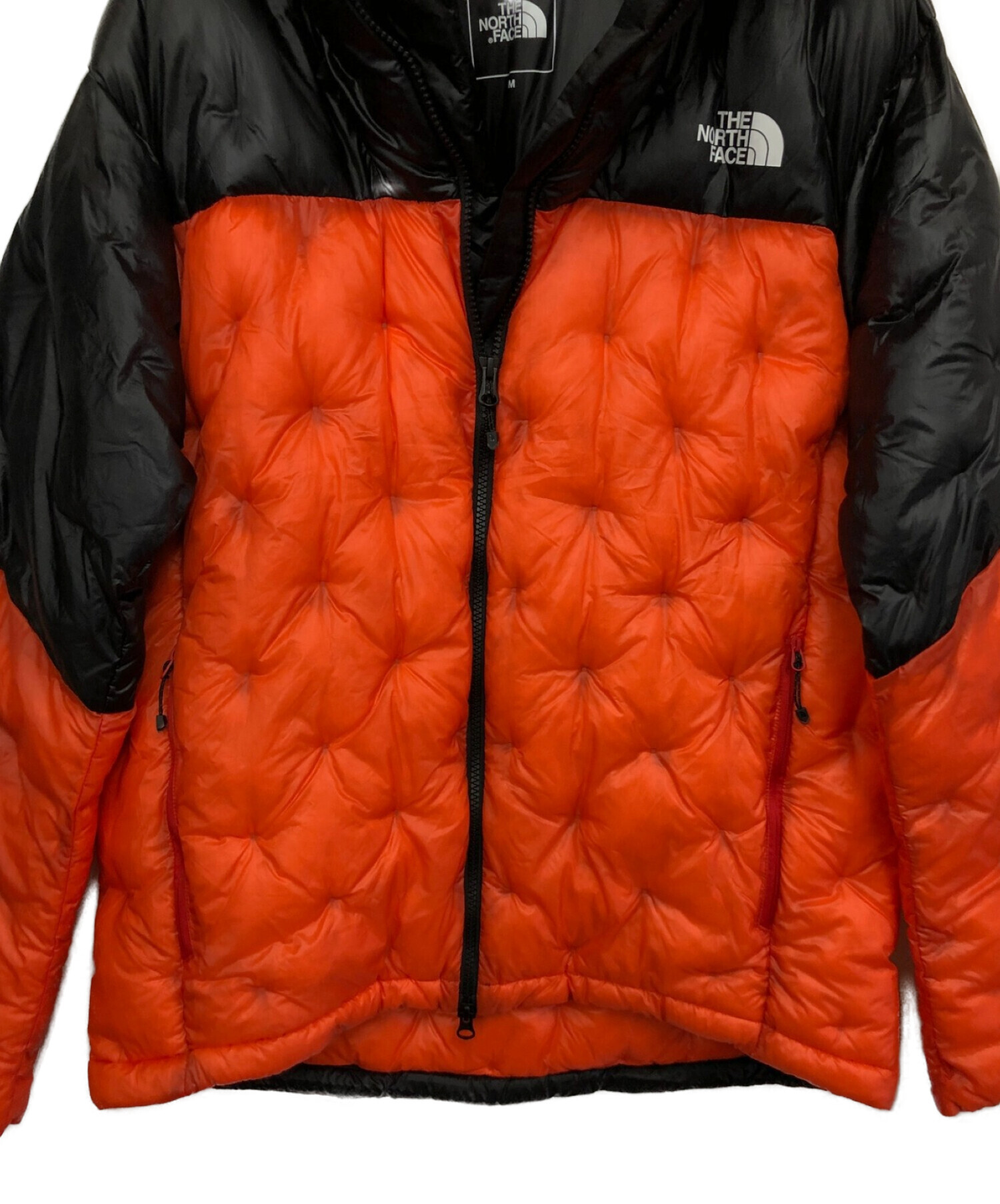 THE NORTH FACE (ザ ノース フェイス) 中綿ジャケット ブラック×オレンジ サイズ:M