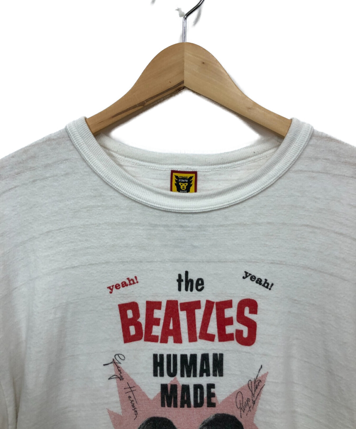 送料無料 Plain HUMAN MADE✖︎THE BEATLES Tシャツ 2XL Logo メンズ