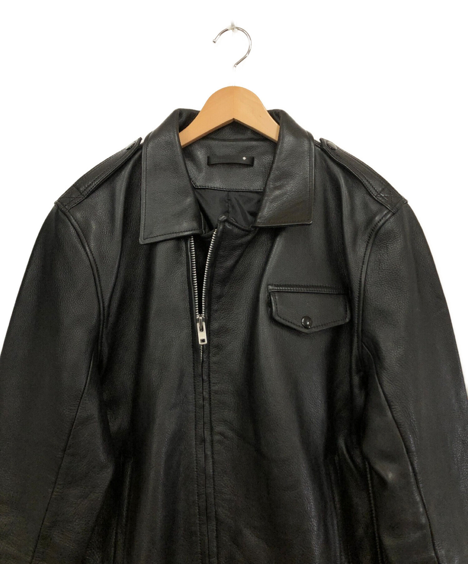 Liugoo Leathers (リューグーレザーズ) ライダースジャケット ブラック サイズ:LL