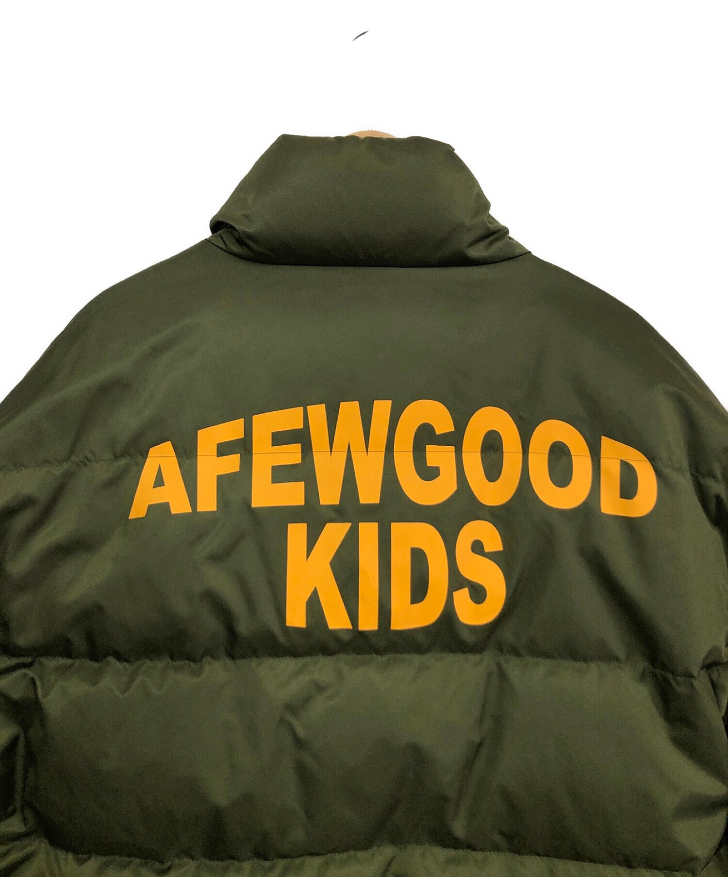 A FEW GOOD KIDS (アフューグッドキッズ) ダウンジャケット オリーブ サイズ:L