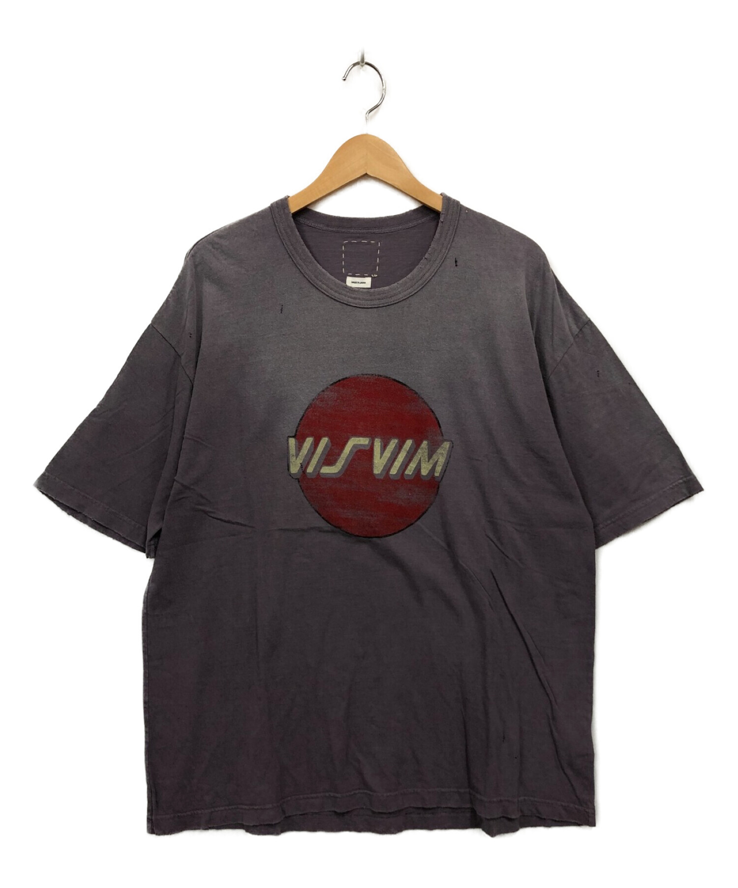 VISVIM (ビズビム) 半袖Tシャツ パープル サイズ:5