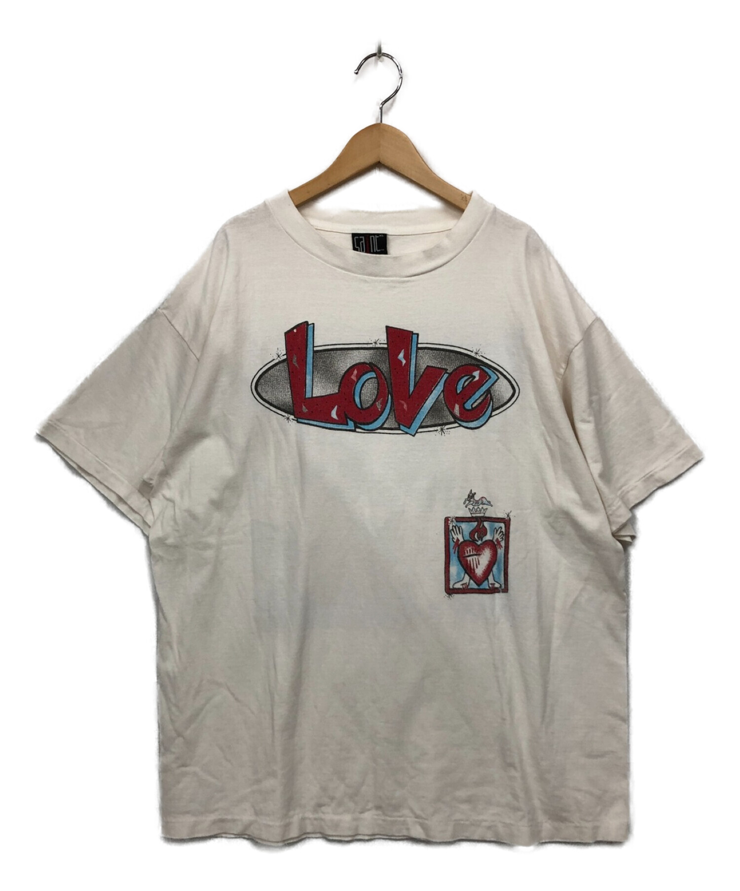SAINT MICHAEL (セントマイケル) 半袖Tシャツ ホワイト サイズ:XL