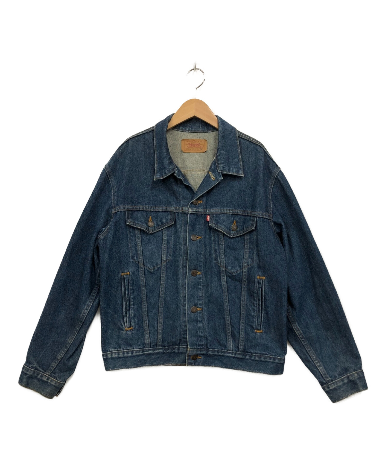 中古・古着通販】LEVI'S (リーバイス) デニムジャケット ブルー サイズ