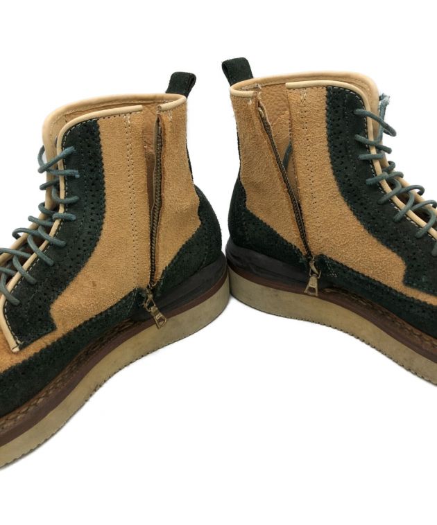 中古・古着通販】VISVIM (ビズビム) サイドジップブーツ グリーン ...