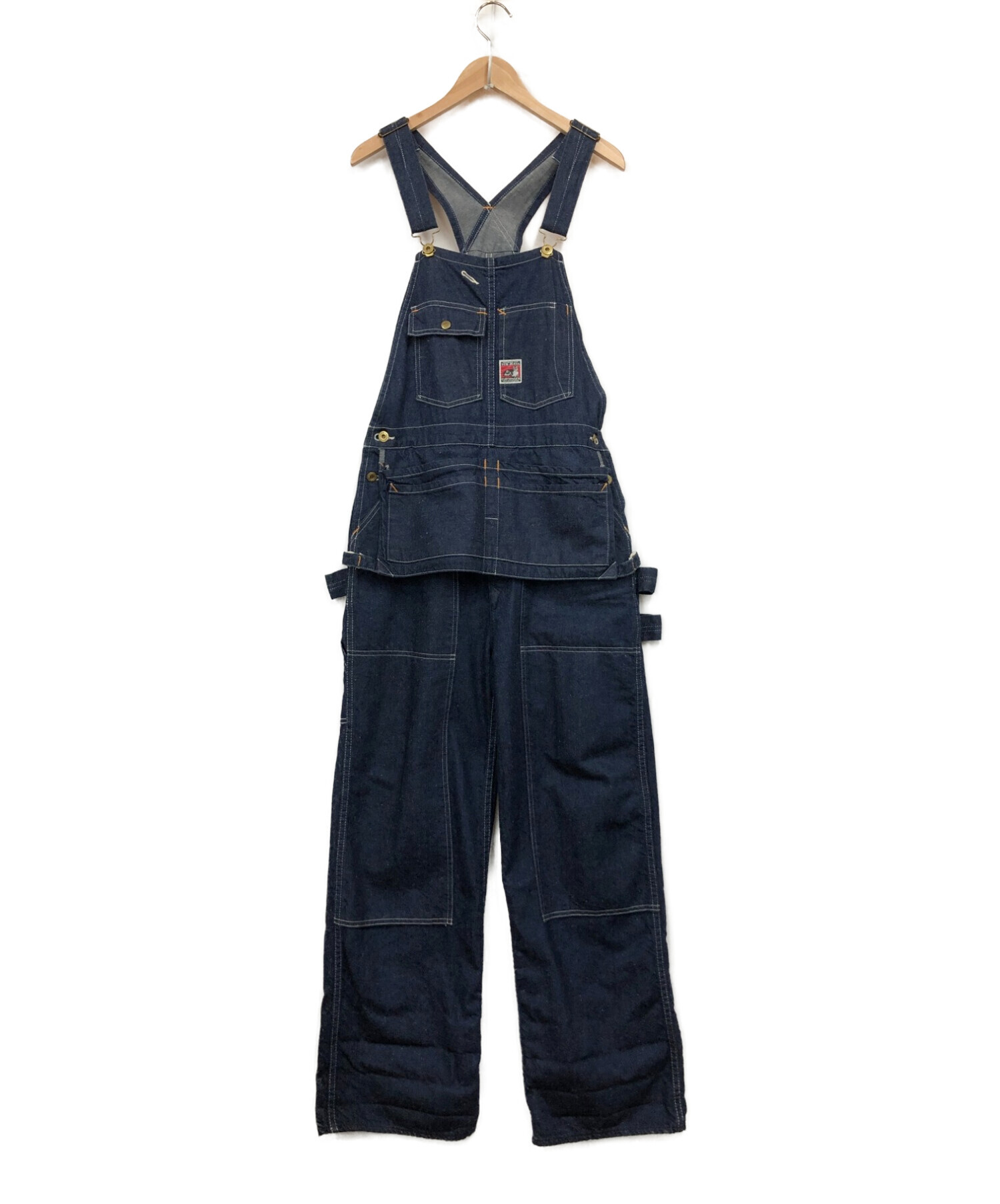 TCB jeans (ティーシービー ジーンズ) オーバーオール ブルー サイズ:W28