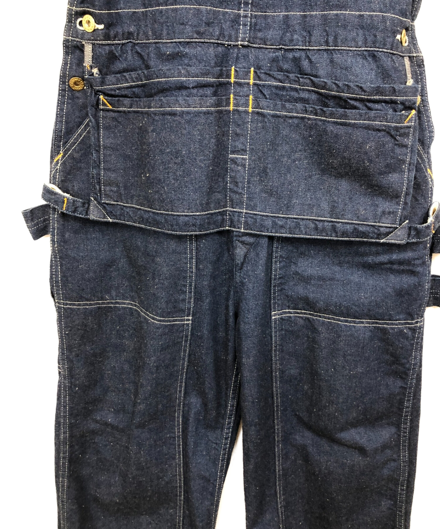 TCB jeans (ティーシービー ジーンズ) オーバーオール ブルー サイズ:W28