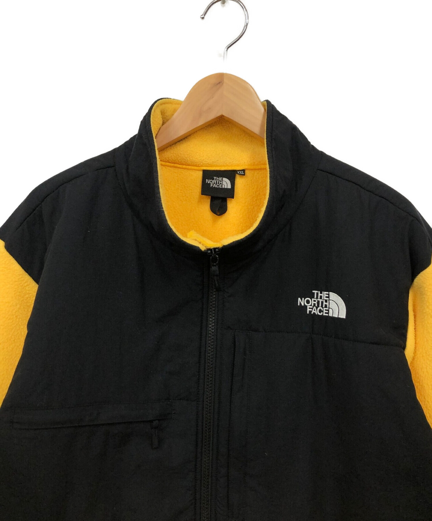 THE NORTH FACE (ザ ノース フェイス) デナリジャケット イエロー×ブラック サイズ:XL