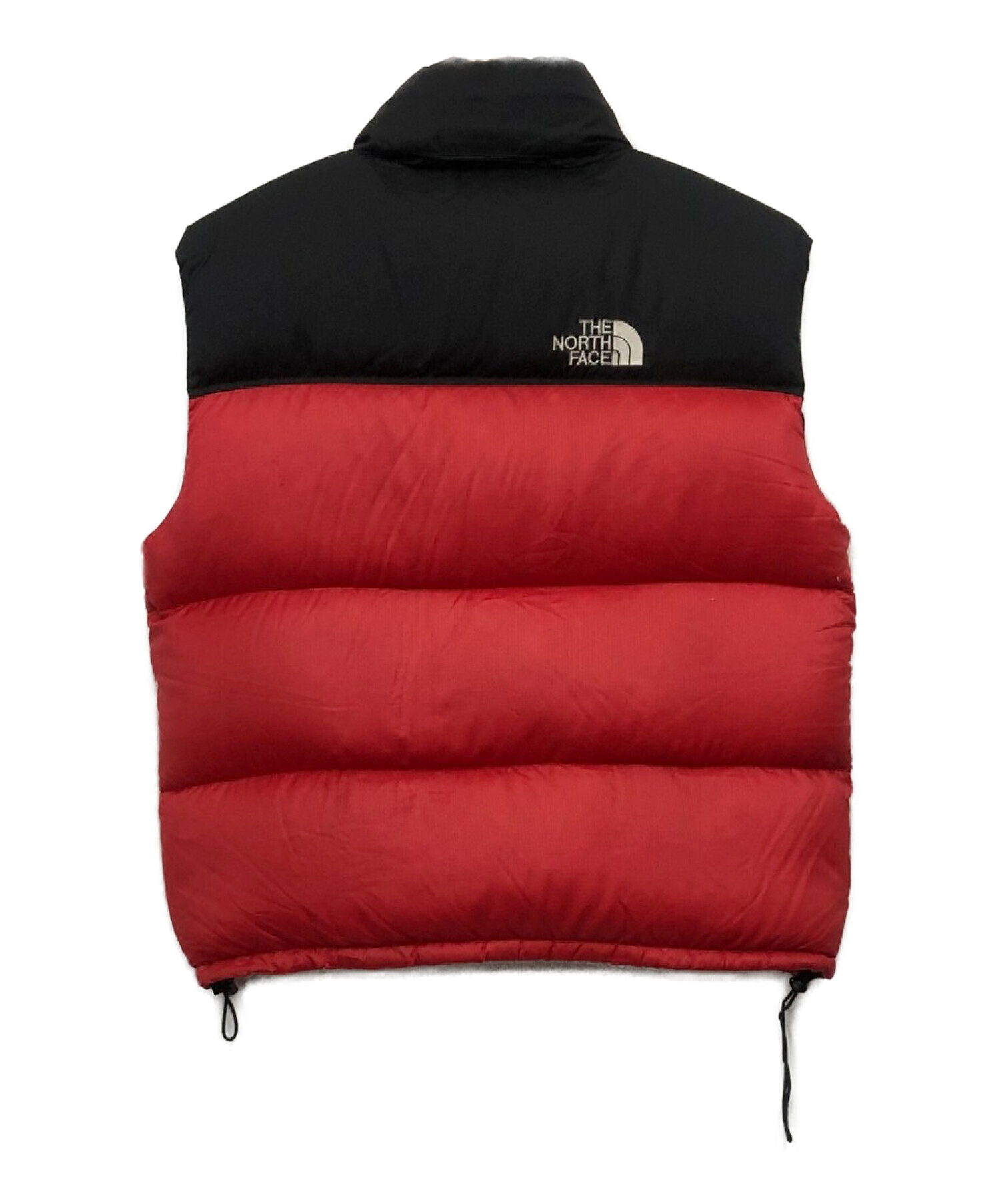 THE NORTH FACE (ザ ノース フェイス) ダウンベスト ブラック×レッド サイズ:不明