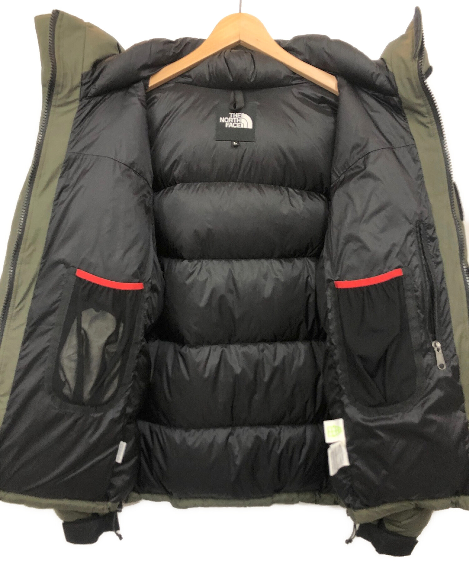 THE NORTH FACE (ザ ノース フェイス) ダウンジャケット オリーブ サイズ:L