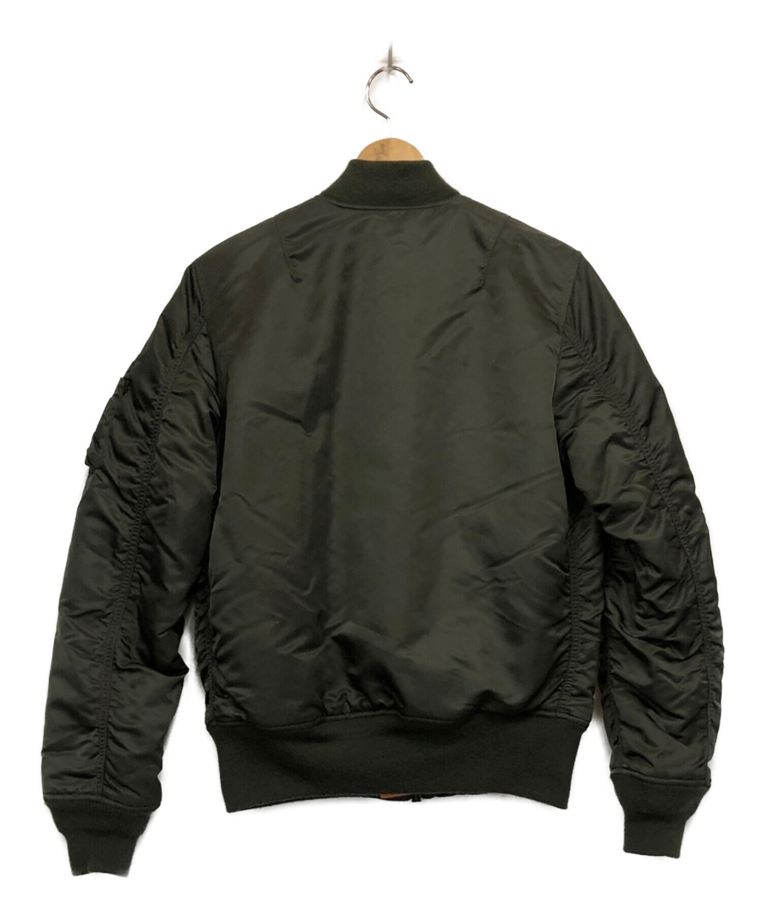 ALPHA (アルファ) MA-1ジャケット グリーン サイズ:M