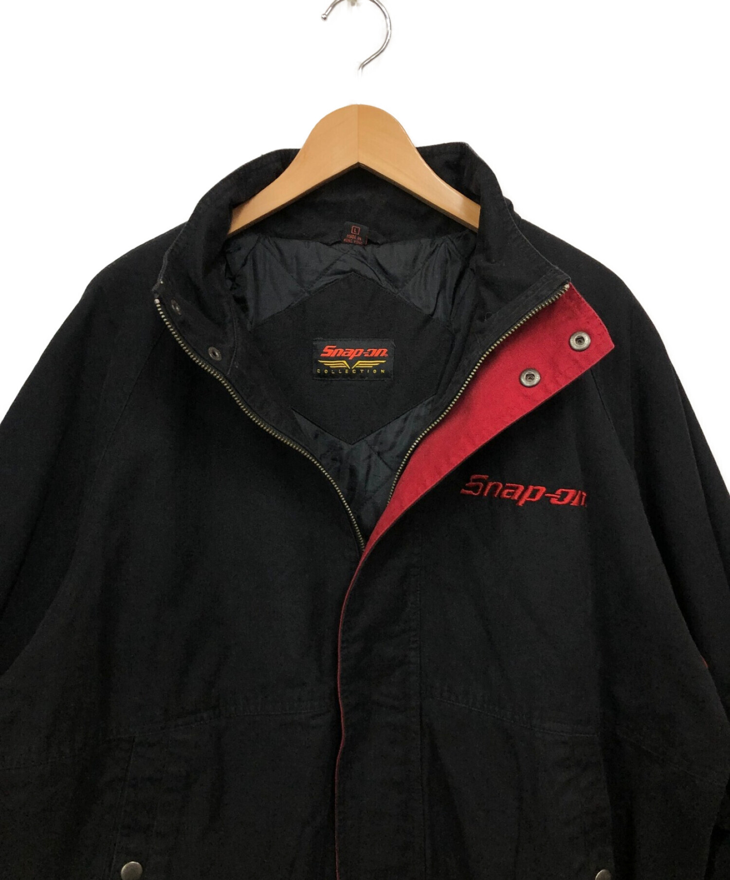 Snap-on レーシングジャケット Lサイズ ジャンパー ブルゾン 黒×赤 