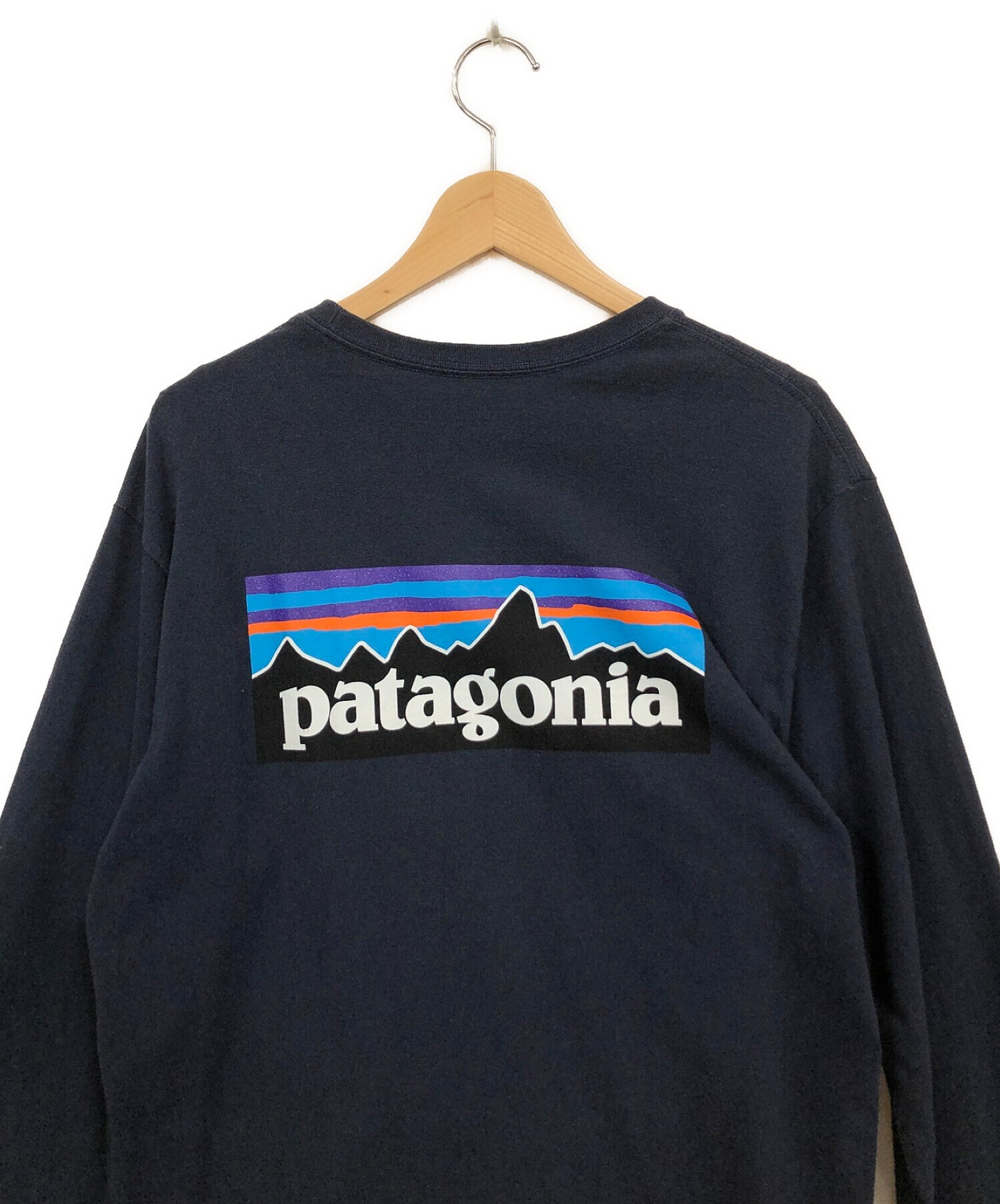 Patagonia (パタゴニア) ロングスリーブTシャツ ネイビー サイズ:S