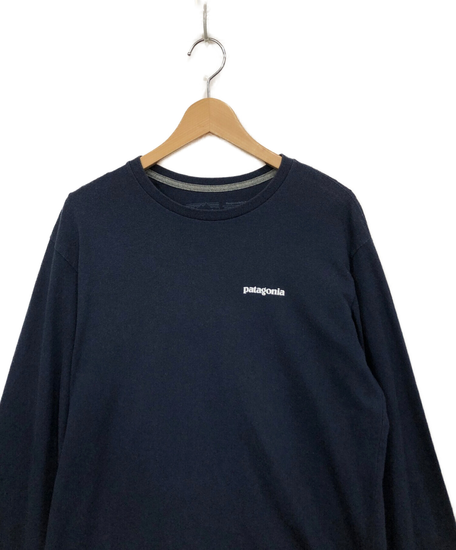 Patagonia (パタゴニア) ロングスリーブTシャツ ネイビー サイズ:S