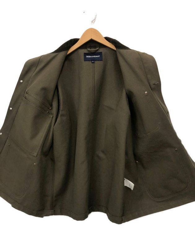 中古・古着通販】DESCENDANT (ディセンダント) MFG CHORE JACKET ブラウン サイズ:2｜ブランド・古着通販  トレファク公式【TREFAC FASHION】スマホサイト