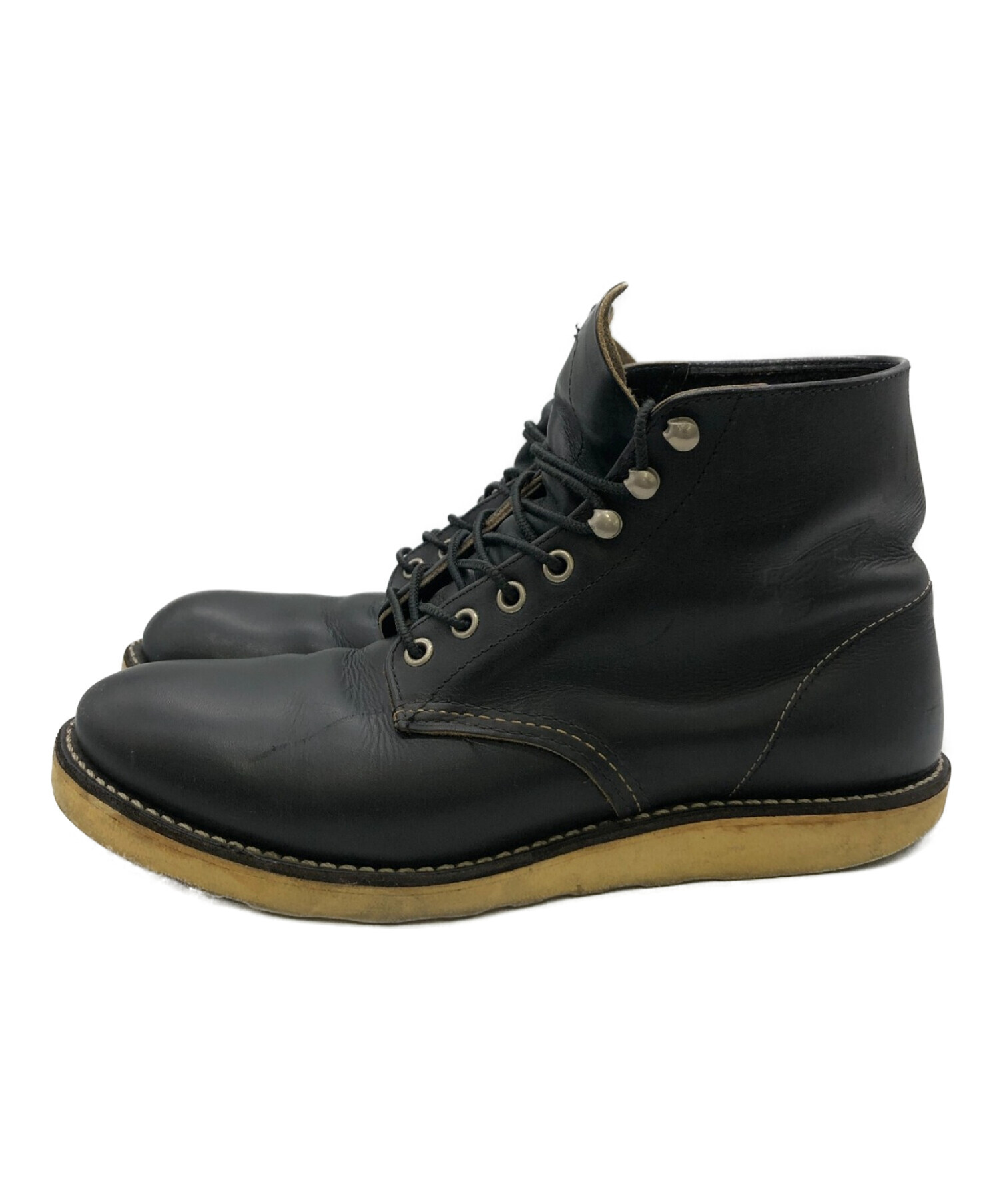 中古・古着通販】RED WING (レッドウィング) ブーツ ブラック サイズ:8