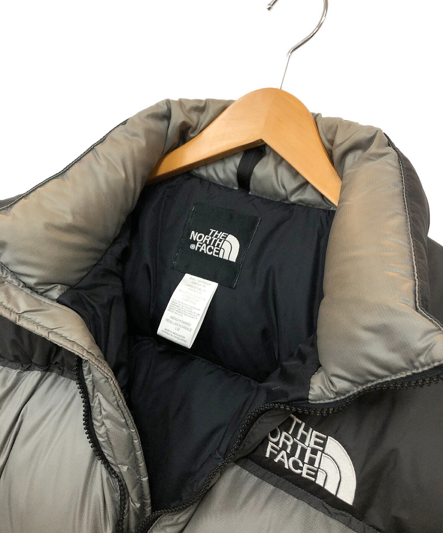 中古・古着通販】THE NORTH FACE (ザ ノース フェイス) ヌプシダウンジャケット グレー サイズ:L/G｜ブランド・古着通販  トレファク公式【TREFAC FASHION】スマホサイト