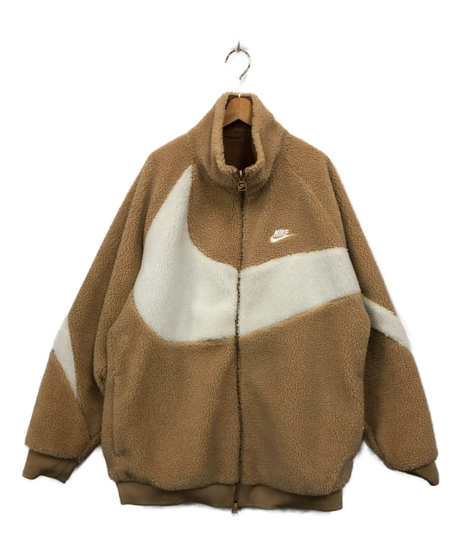 NIKE (ナイキ) リバーシブルジャケット ライトブラウン サイズ:2XL