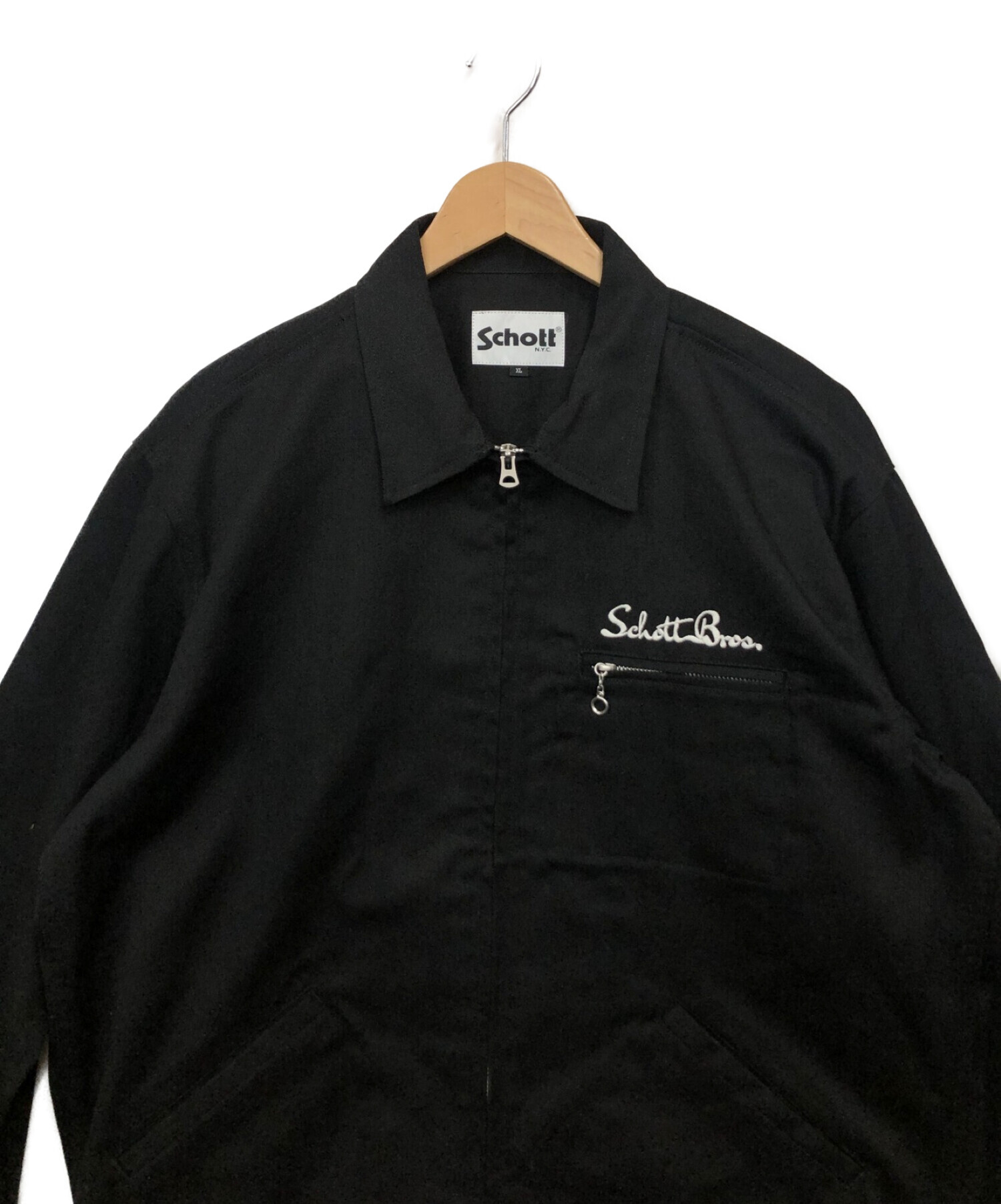 Schott (ショット) ワークジャケット ブラック サイズ:XL