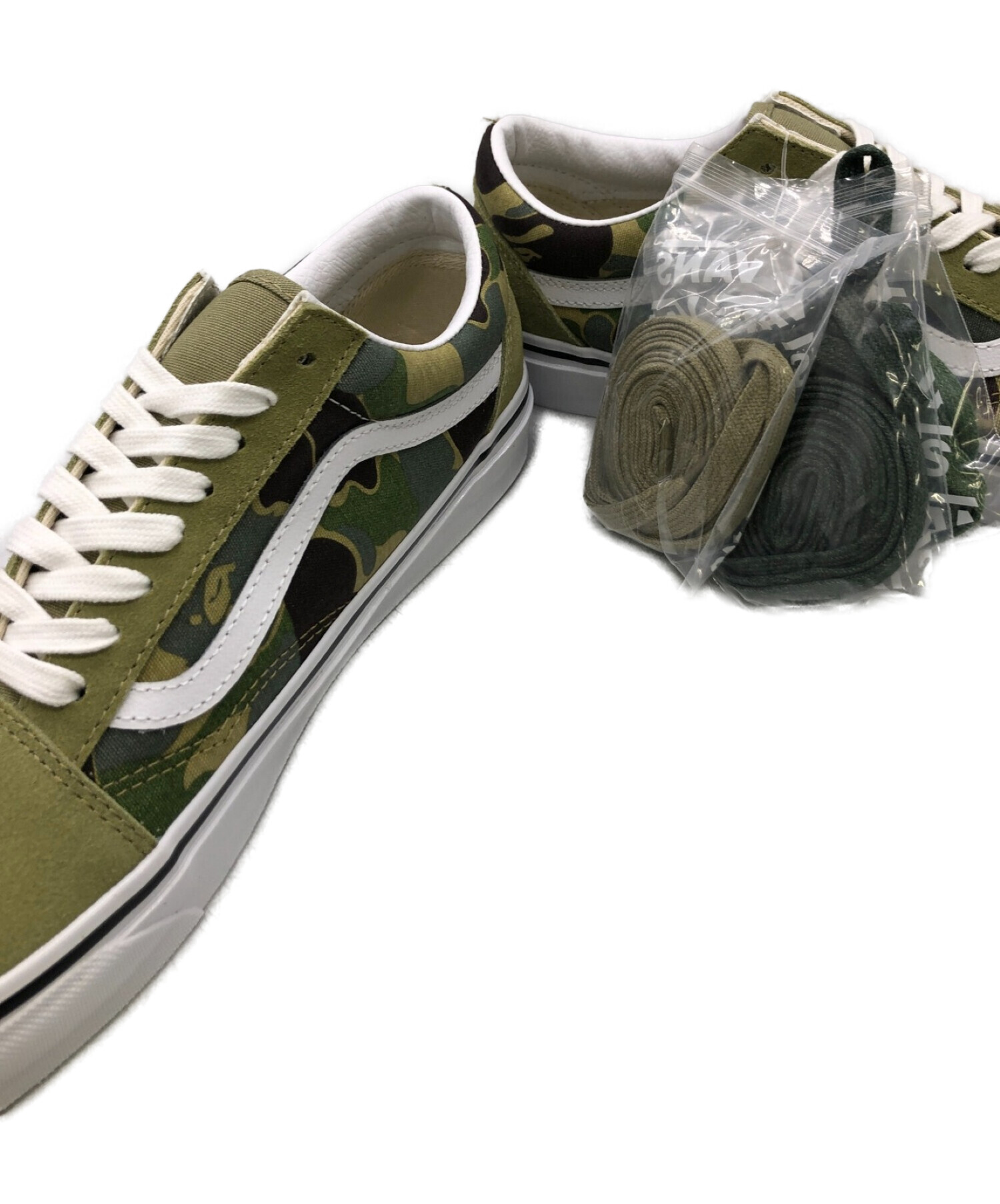 A BATHING APE×VANS (ア ベイシング エイプ × ヴァンズ) スニーカー サイズ:27.5