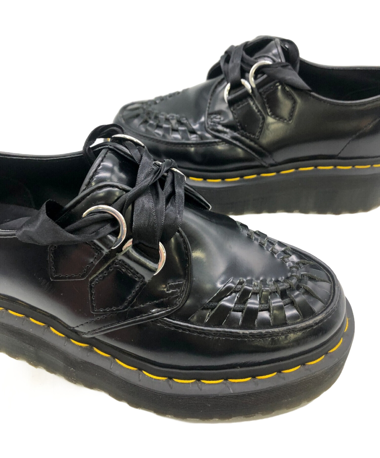 Dr.Martens (ドクターマーチン) ダブルソールクリーパーシューズ ブラック サイズ:UK4