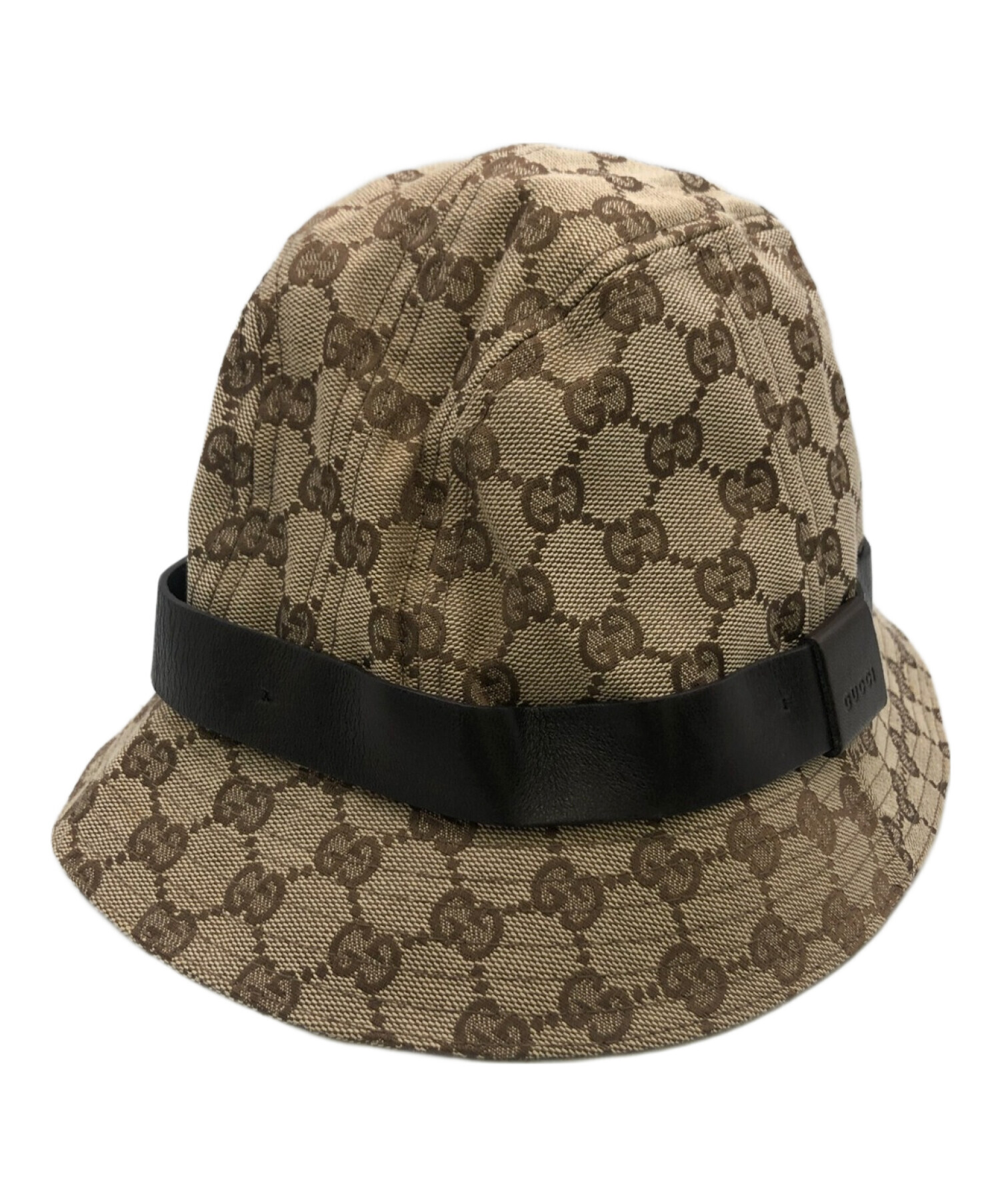 中古・古着通販】GUCCI (グッチ) バケットハット ベージュ サイズ:L 