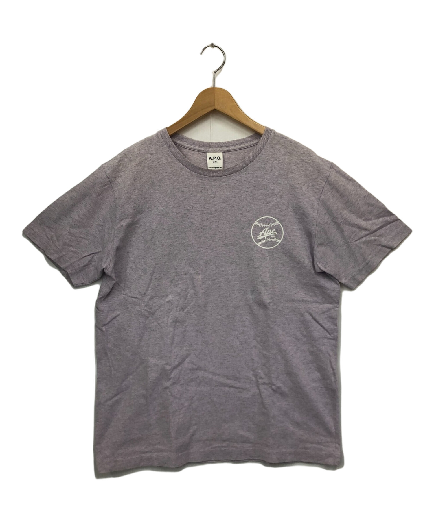 A.P.C. (アーペーセー) Tシャツ ラベンダー サイズ:M