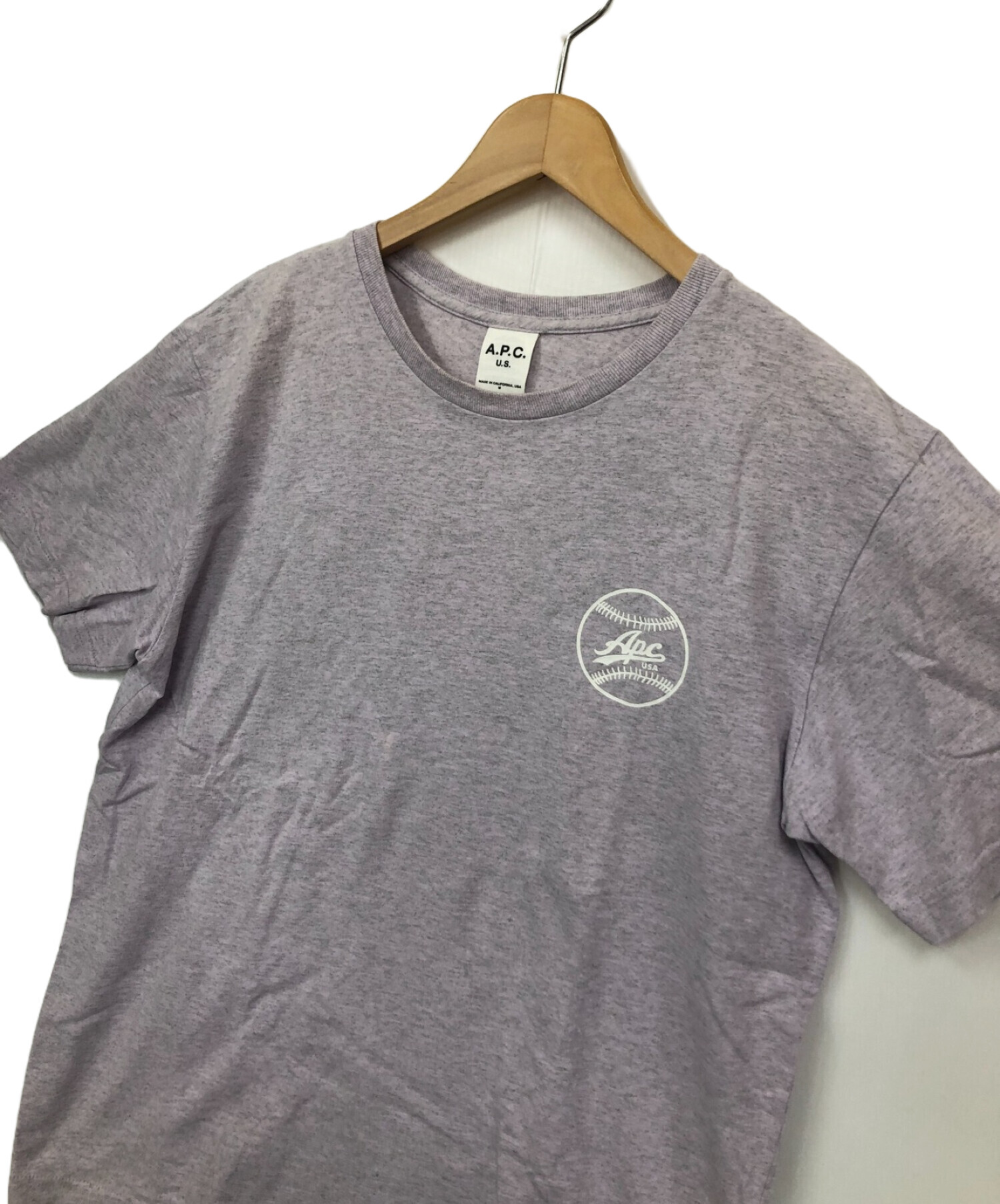 A.P.C. (アーペーセー) Tシャツ ラベンダー サイズ:M