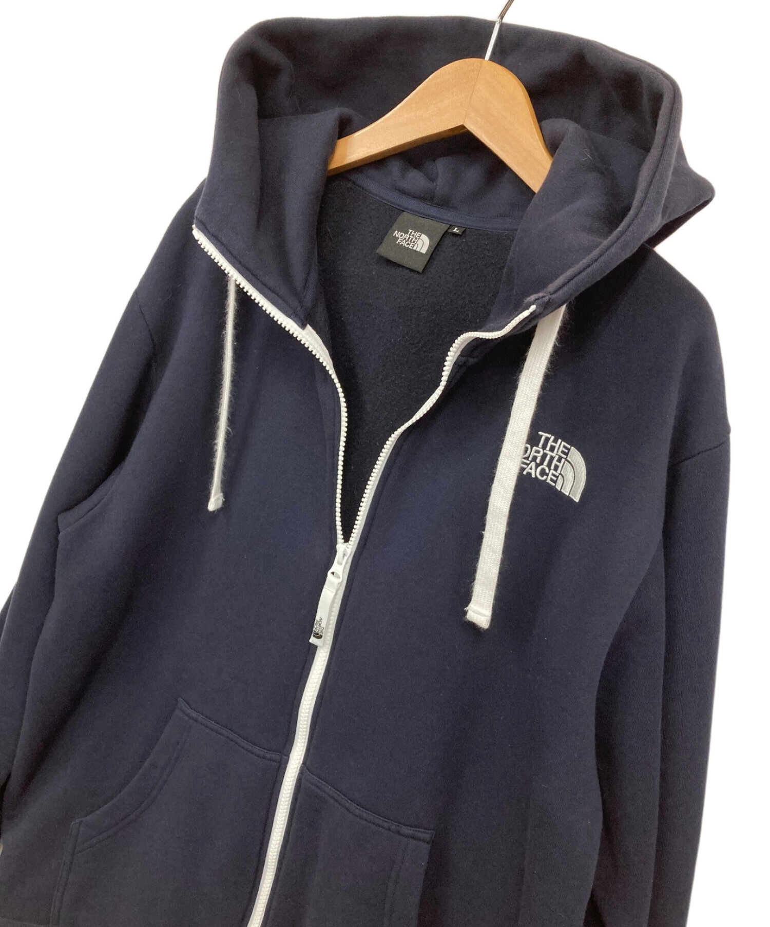 THE NORTH FACE (ザ ノース フェイス) ジップパーカー ネイビー サイズ:L