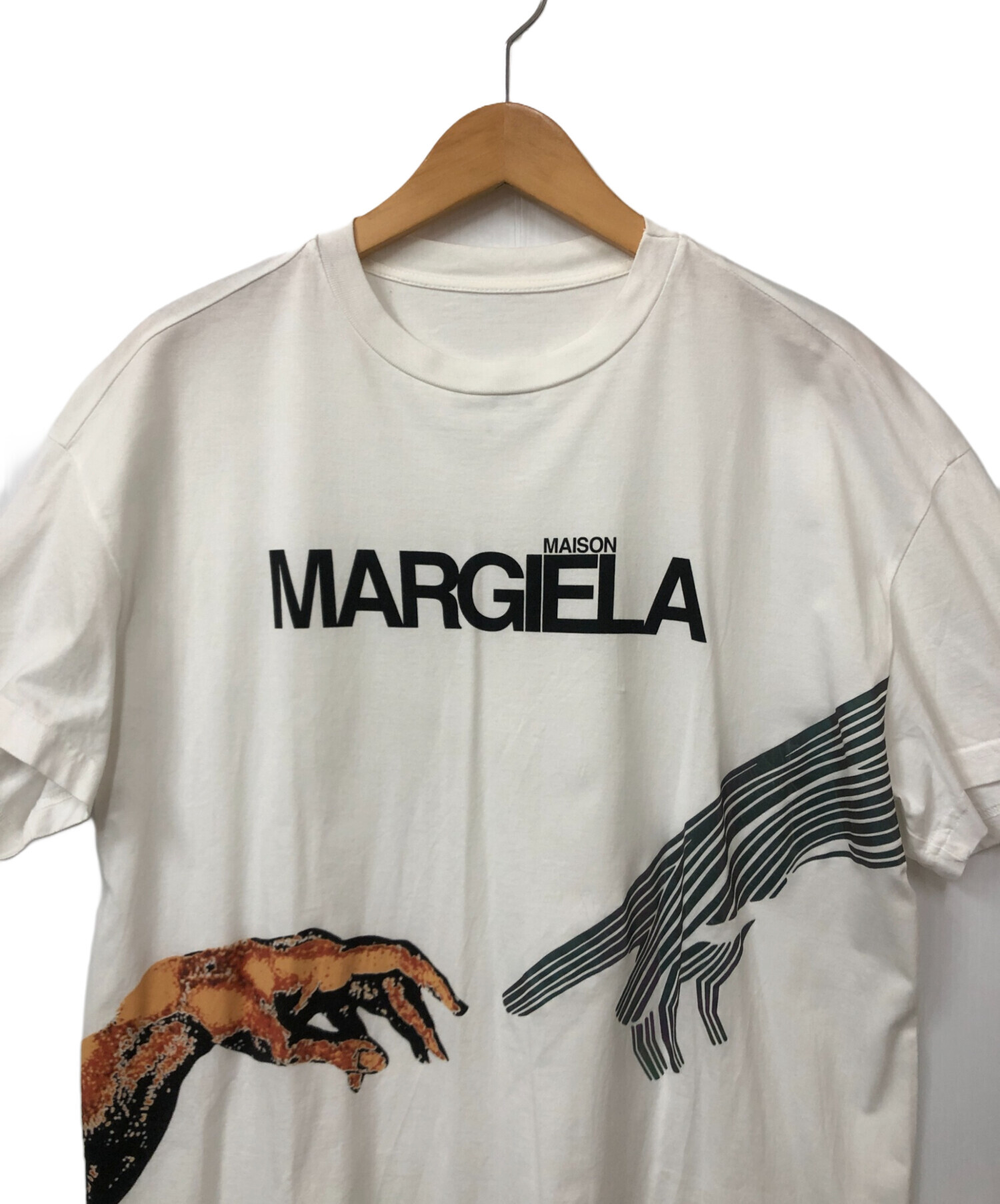 中古・古着通販】Maison Margiela (メゾンマルジェラ) Tシャツ ホワイト サイズ:46｜ブランド・古着通販  トレファク公式【TREFAC FASHION】スマホサイト