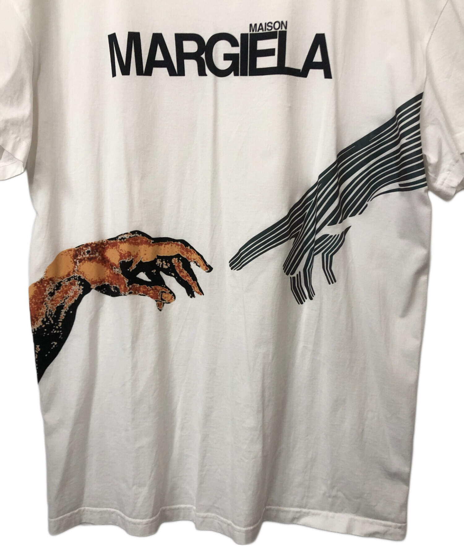 Maison Margiela (メゾンマルジェラ) Tシャツ ホワイト サイズ:46