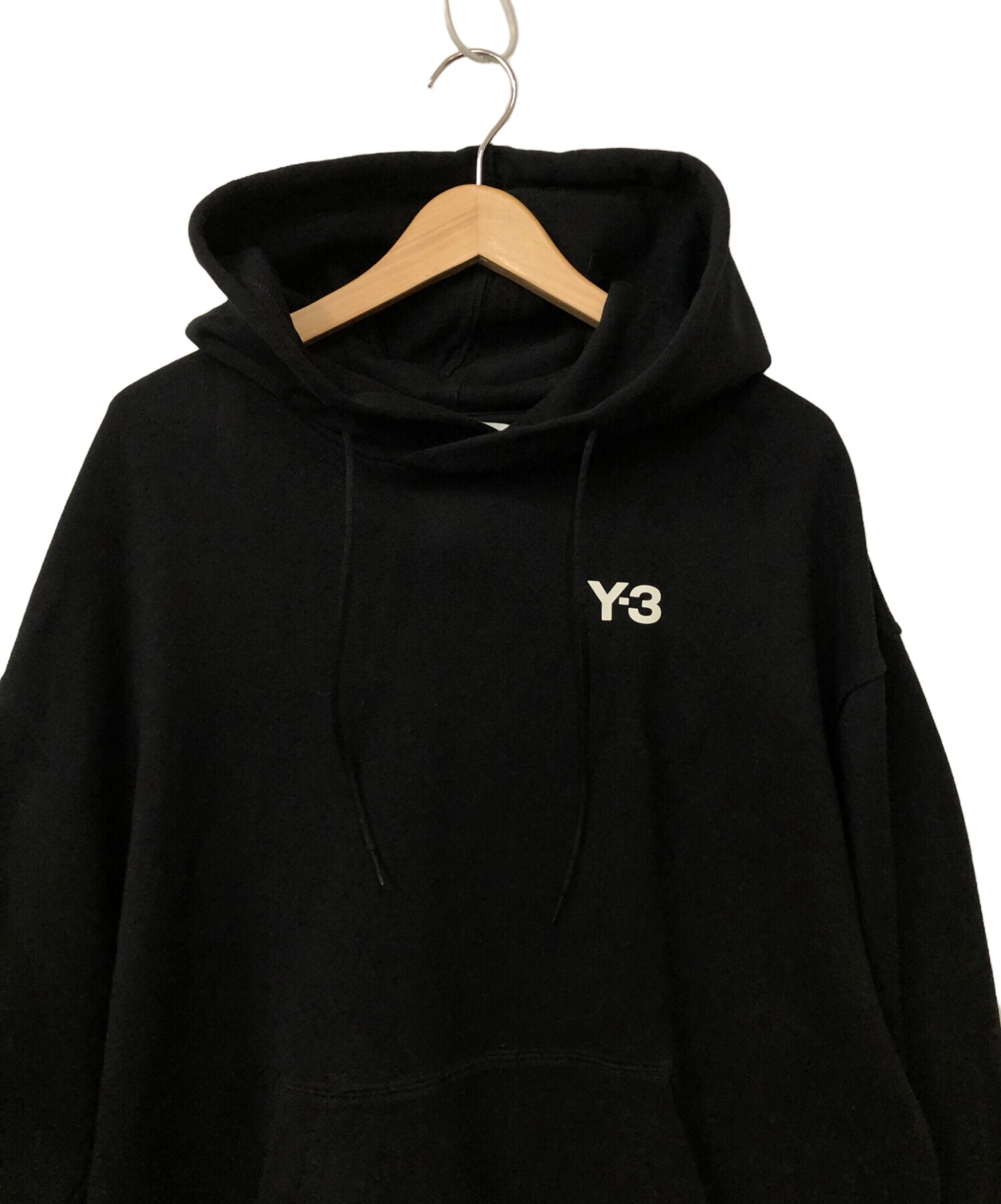 Y-3 (ワイスリー) プルオーバーパーカー ブラック サイズ:L