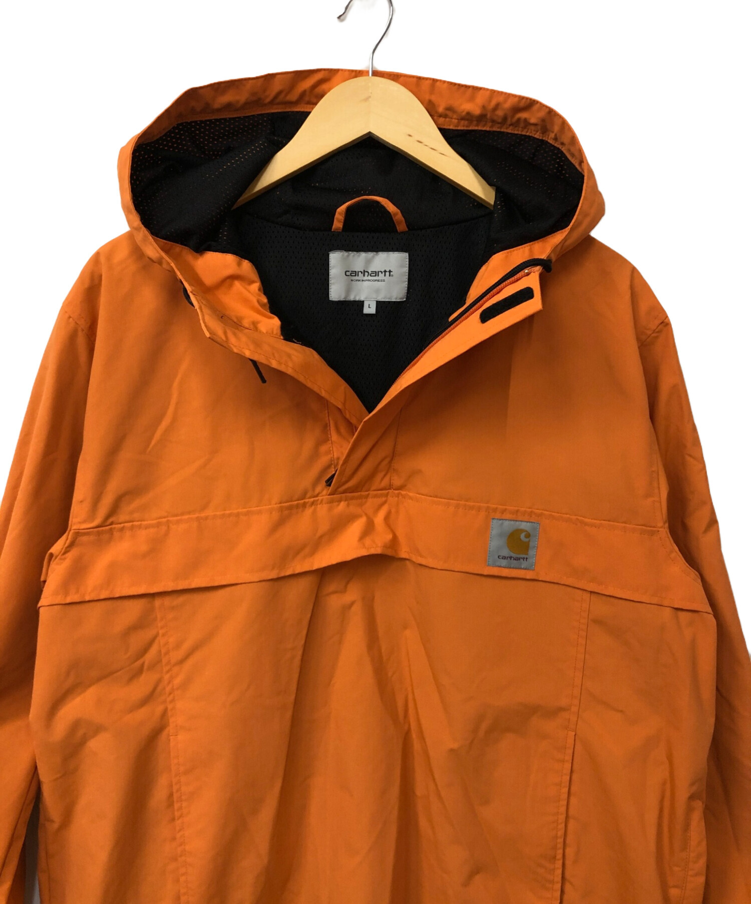 CarHartt (カーハート) アノラックパーカー オレンジ サイズ:L