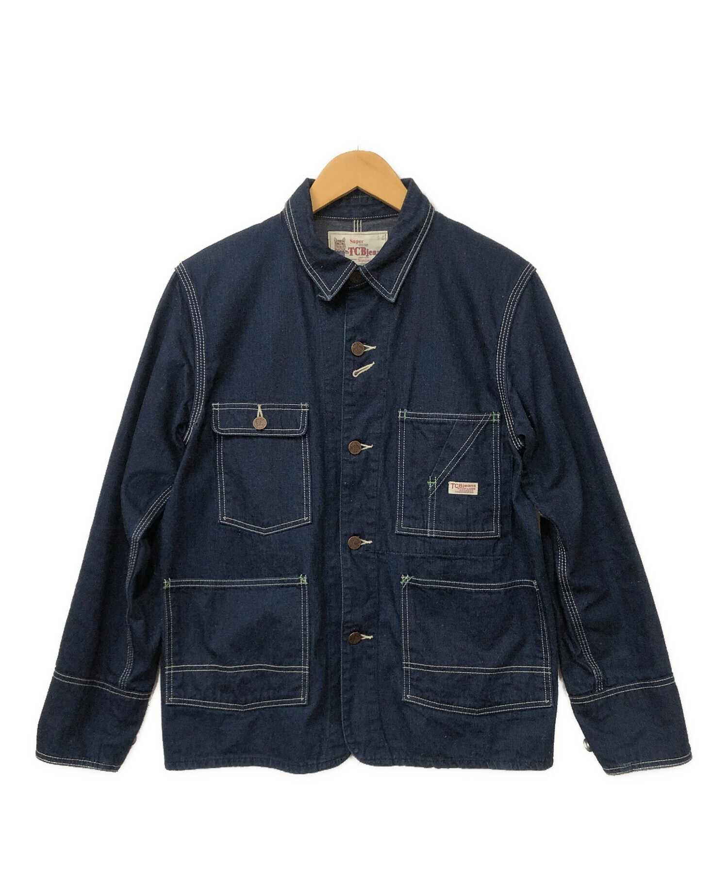 TCB jeans (ティーシービー ジーンズ) カバーオール ブルー サイズ:36