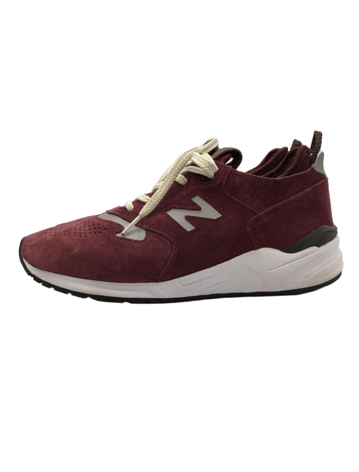 NEW BALANCE (ニューバランス) ローカットスニーカー ワインレッド サイズ:26