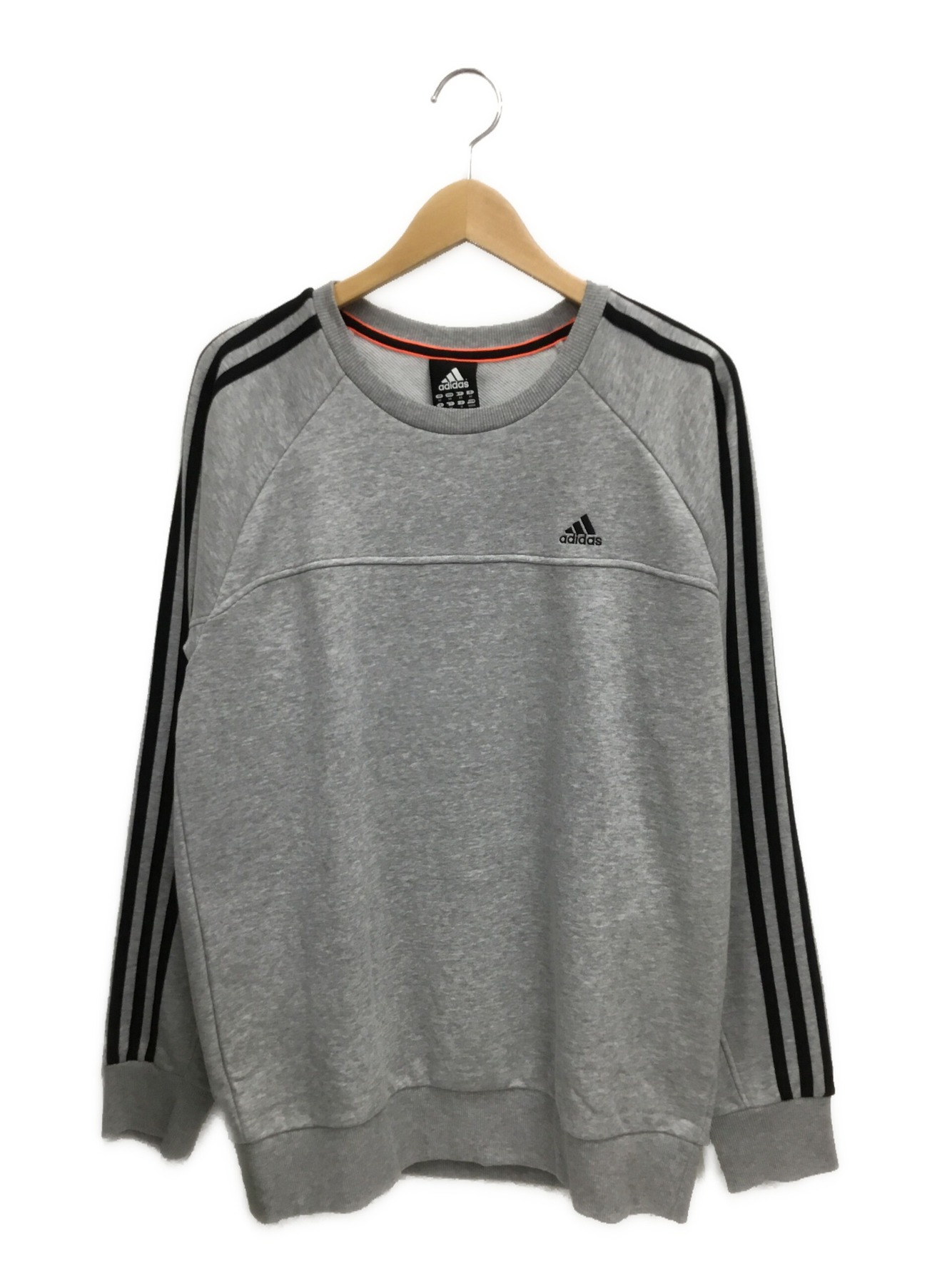 adidas (アディダス) スウェット グレー×ブラック