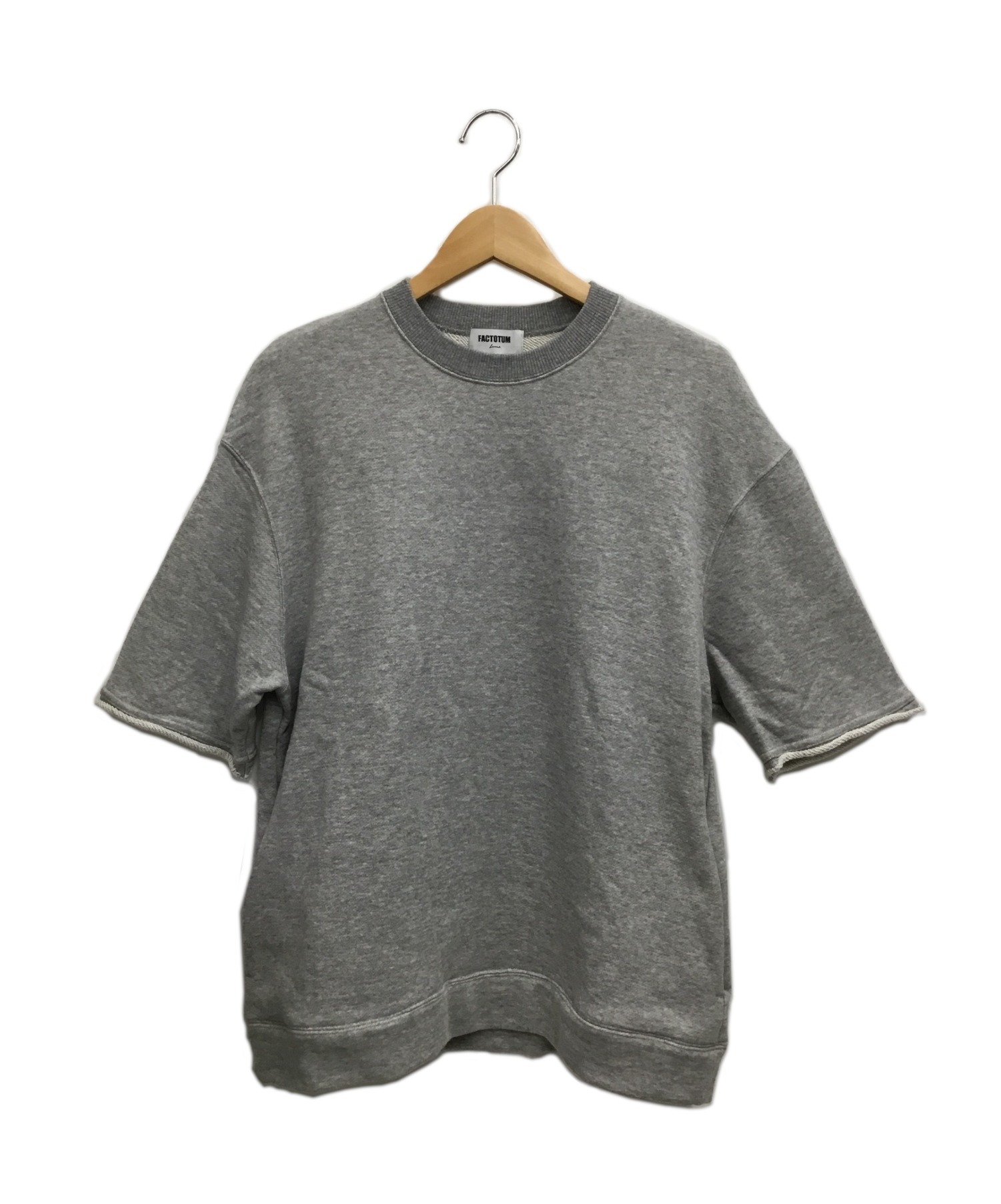 FACTOTUM / スウェット 半袖 オーバーサイズ ファクトタム - Tシャツ