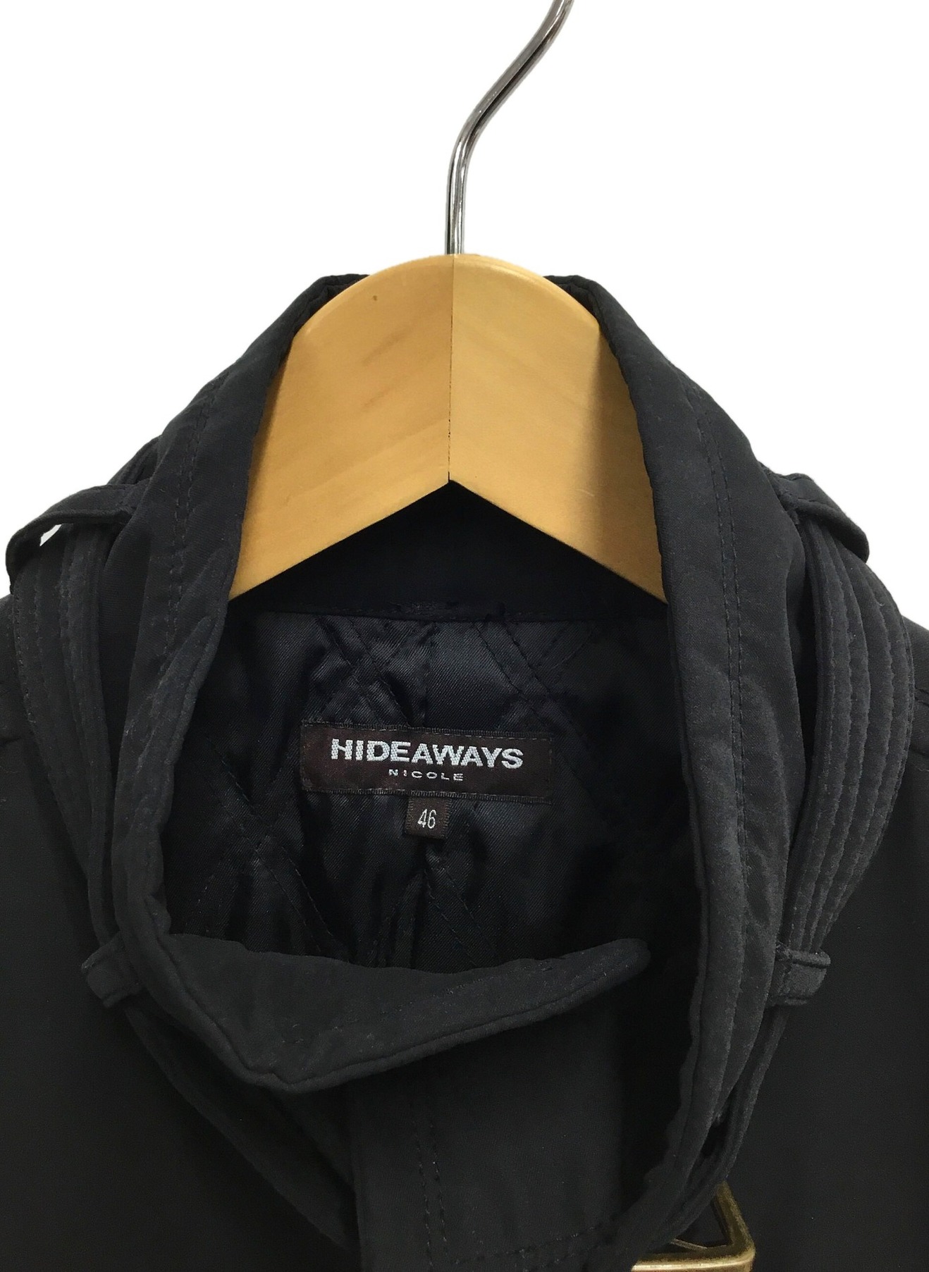 中古・古着通販】HIDE AWAYS (ハイドアウェイズ) ジャケット ブラック